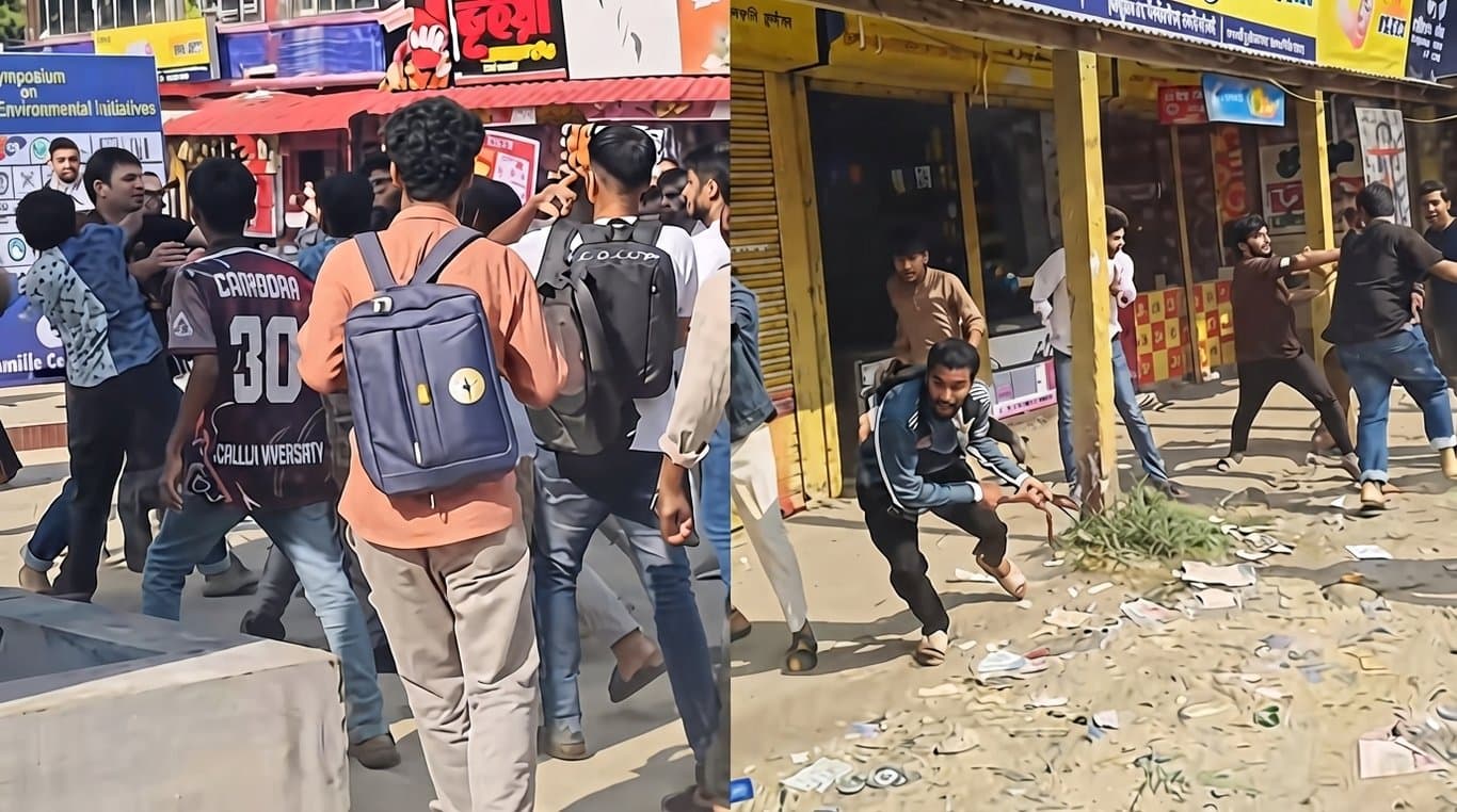 লাইব্রেরিতে বসা ও কথা বলা নিয়ে কুবিতে সংঘর্ষ, আহত ১০