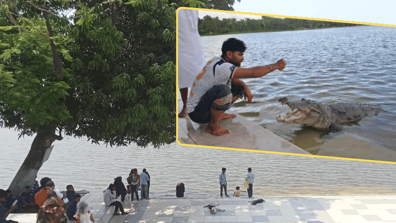 কুমির থাকা সেই দীঘিটি আর কতদিন অরক্ষিত থাকবে