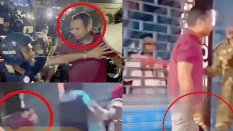 লাঠিপেটা করা লাল টি-শার্ট পরা সেই ব্যক্তির পরিচয় মিলল