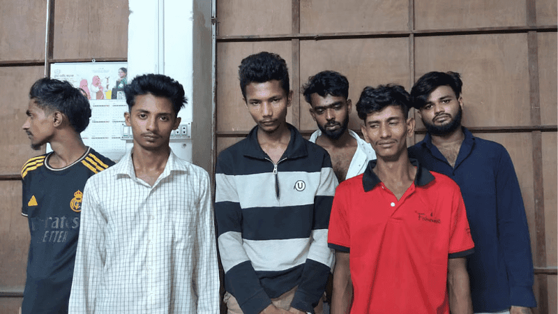 আবাসন কোম্পানির অফিসে হামলা, কোটি টাকা চাঁদা দাবির অভিযোগে গ্রেপ্তার ৬