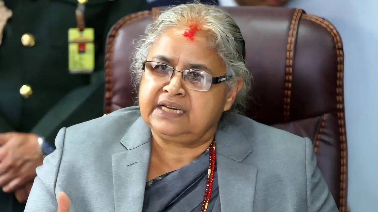 নেপালের প্রধানমন্ত্রী সুশীলা কার্কি