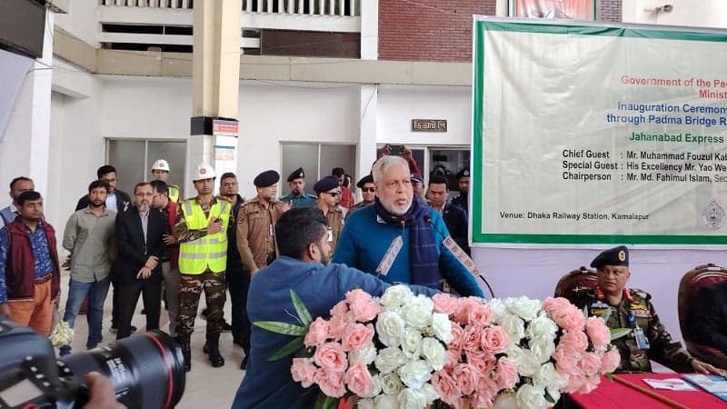 বাংলাদেশে যে কোনো প্রকল্পের ব্যয় ভারতের তুলনায় বেশি: রেল উপদেষ্টা