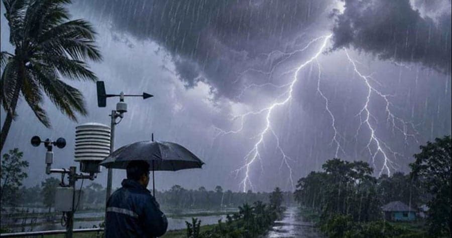 দেশের চার অঞ্চলে বজ্রসহ বৃষ্টির পূর্বাভাস
