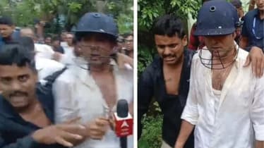 অভিষেক বন্দ্যোপাধ্যায়ের ওপর অতর্কিত হামলা, ডিম-জুতা নিক্ষেপ