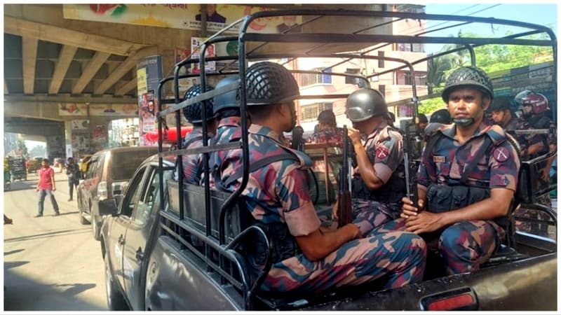 অবরোধে সারাদেশে ১৮৯ প্লাটুন বিজিবি মোতায়েন