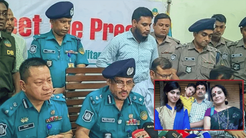 রংপুরে  শিক্ষক পরিবারের ৪ জনকে হত্যারে ঘটনায় যা জানালো পুলিশ