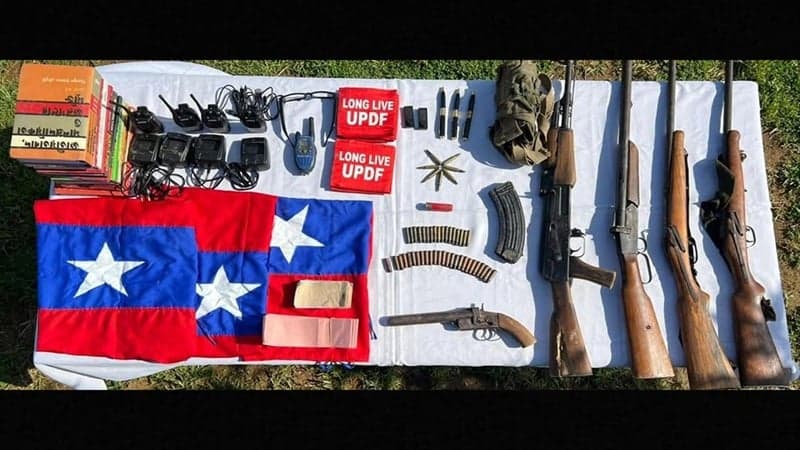 রাঙামাটিতে ইউপিডিএফের আস্তানায় সেনা অভিযান, অস্ত্র-গুলি উদ্ধার