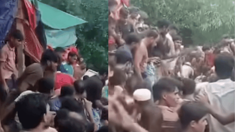 রোহিঙ্গা ক্যাম্পে পাহাড়ধসে মাটিচাপা আশ্রয়কেন্দ্র, ৫ জনের মৃত্যু, বহু হতাহতের আশঙ্কা