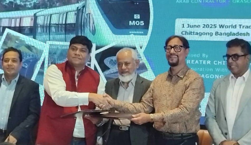 দেশে প্রথম মনোরেল হবে চট্টগ্রামে, চুক্তি সই
