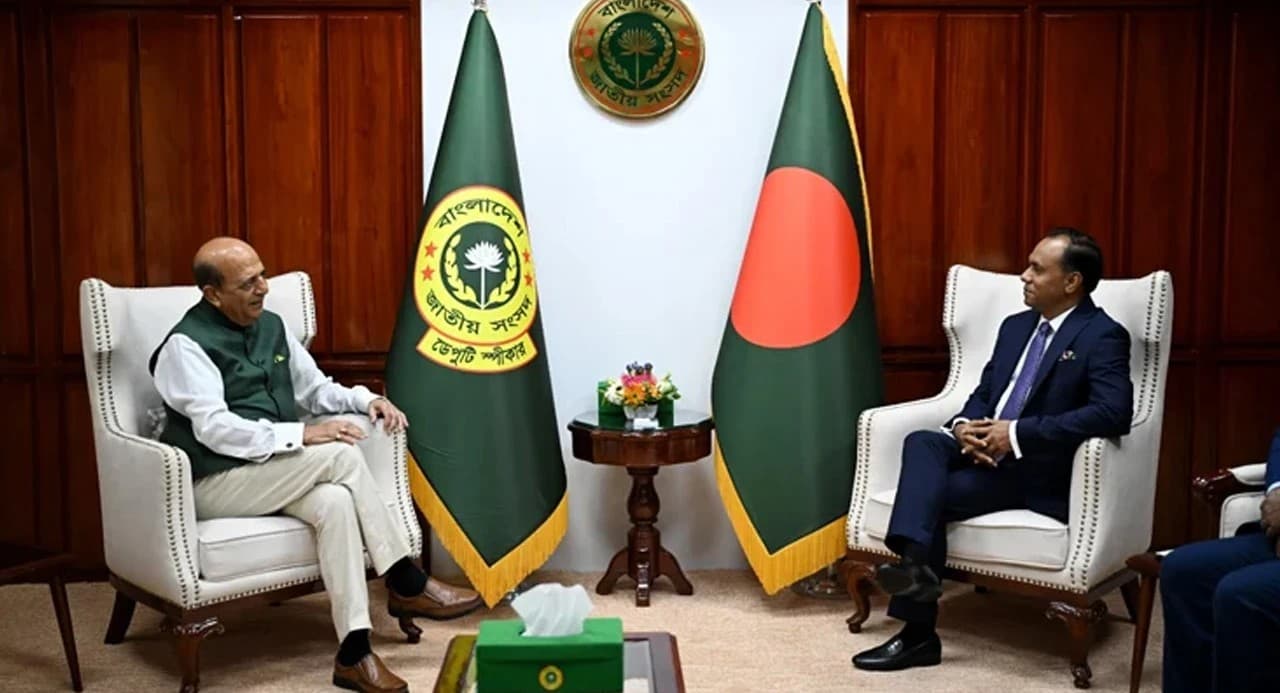 ডেপুটি স্পিকারের সঙ্গে ভারতীয় হাইকমিশনারের সৌজন্য সাক্ষাৎ