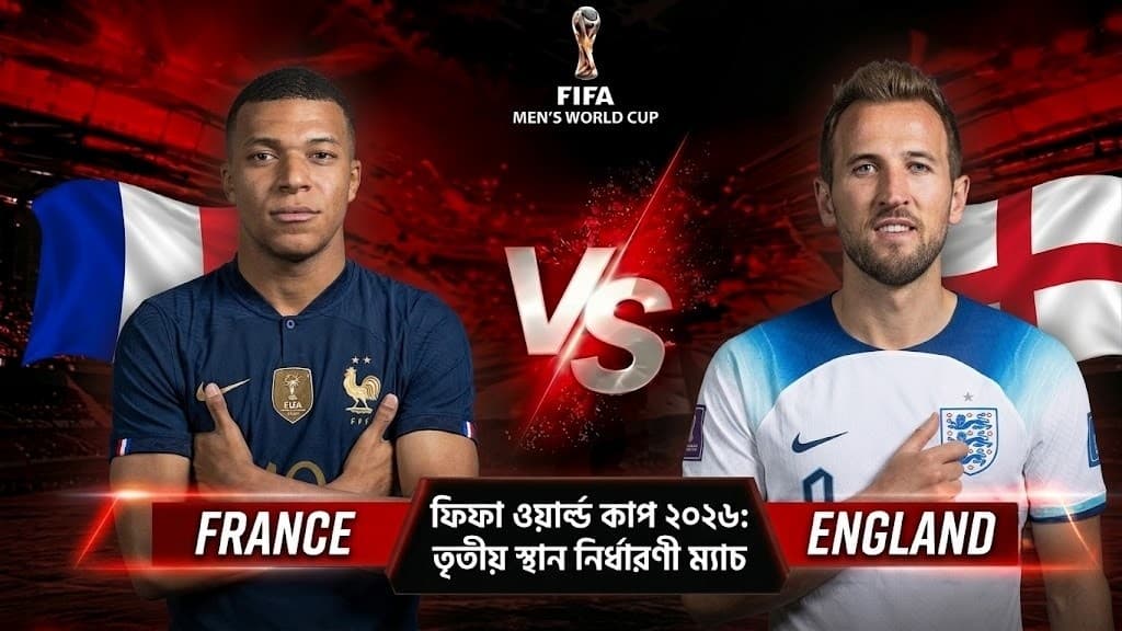 ফ্রান্স-ইংল্যান্ড ফিফা বিশ্বকাপ: লাইভ স্কোর এবং সর্বশেষ অবস্থা
