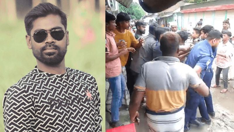 পাবনায় গ্রেপ্তার যুবলীগ নেতাকে পুলিশের কাছ থেকে ছিনিয়ে নিলেন সমর্থকেরা