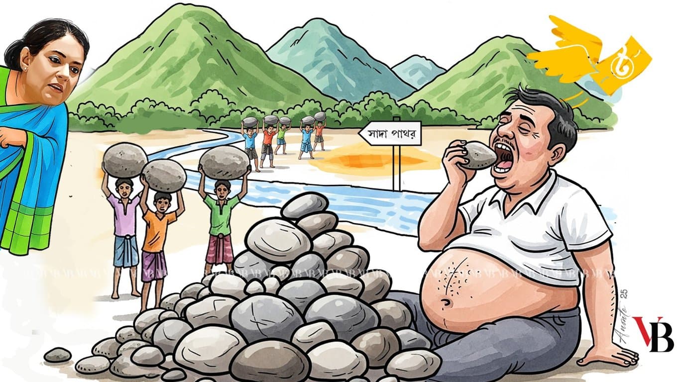 সাদা পাথরের কান্না আর লুটপাটের মহাকাব্য
