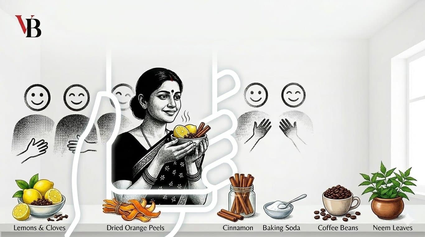 বাড়ি ফিরেছেন এবং অস্বস্তিকর গন্ধে বিরক্ত? সহজ উপায়ে দূর করুন