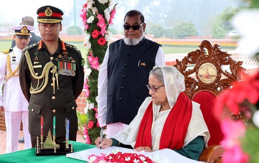 অগ্রগতির পথে বাংলাদেশের যাত্রা অব্যাহত রাখার অঙ্গীকার প্রধানমন্ত্রীর