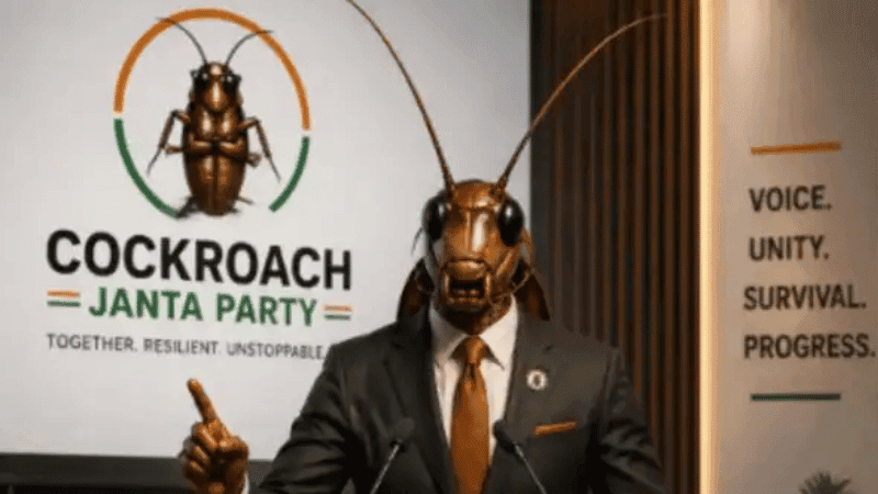 আলোচনায় ‘ককরোচ জনতা পার্টি’, কেন যোগ দিচ্ছে ভারতের হাজারো তরুণ?