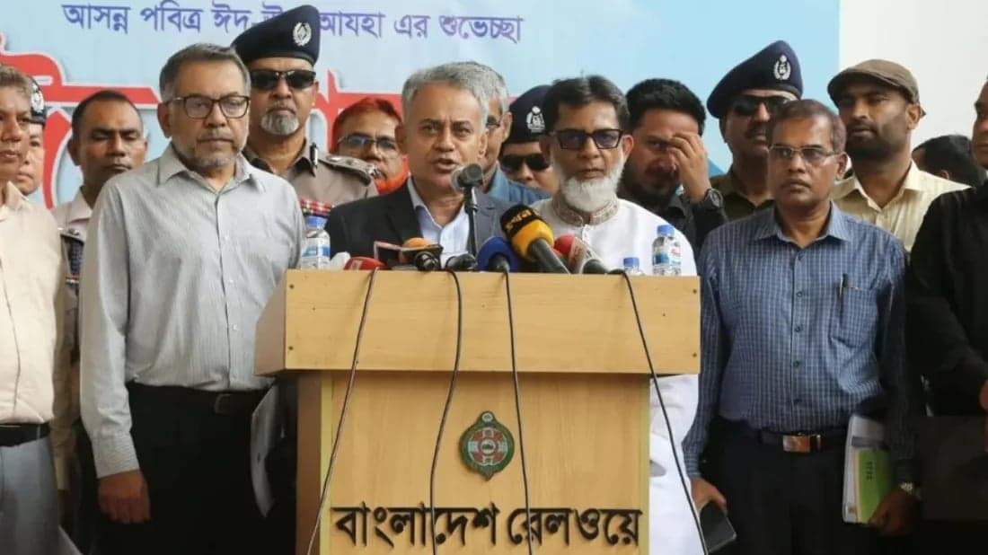 ঈদযাত্রা স্বস্তিদায়ক করতে আগামীকাল থেকে চলবে ১০টি স্পেশাল ট্রেন: রেলমন্ত্রী