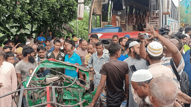 ময়মনসিংহে বাসের ধাক্কায় নিহত ৭ জনের পরিচয় শনাক্ত
