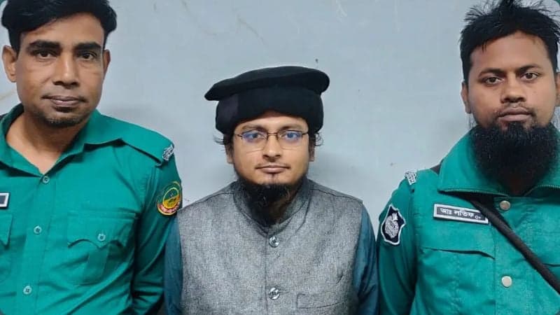 সাদপন্থিদের মুখপাত্র মুয়াজ বিন নূরকে ৩ দিনের রিমান্ড