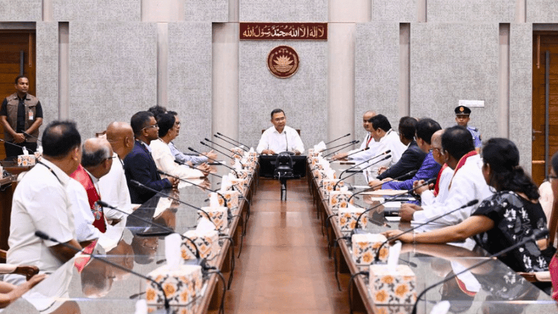 প্রধানমন্ত্রীর সঙ্গে প্রোটেস্ট্যান্ট চার্চ নেতাদের ইস্টার সানডের শুভেচ্ছা বিনিময়