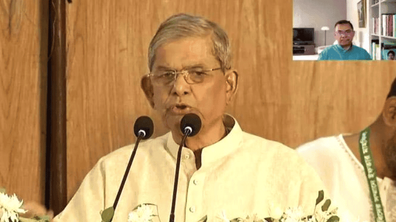 নির্বাচনের মাধ্যমে সমস্যার সমাধান করতে হবে: মির্জা ফখরুল