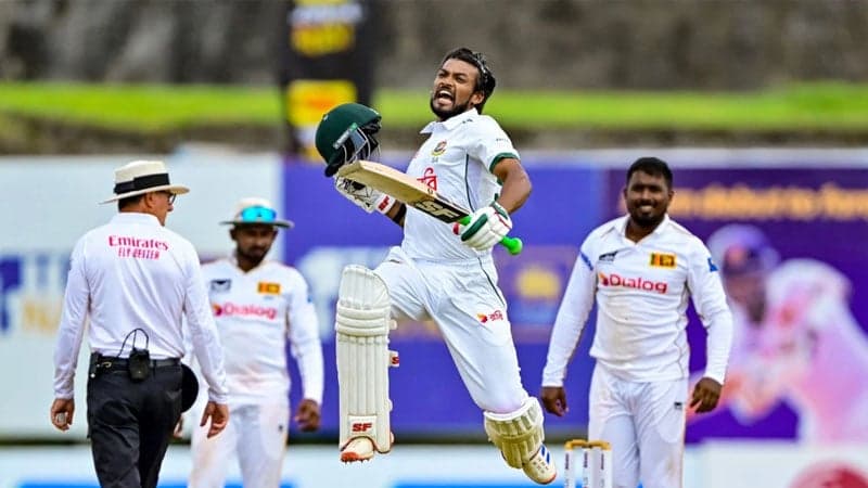 জোড়া সেঞ্চুরিতে শান্তর বিরল রেকর্ড