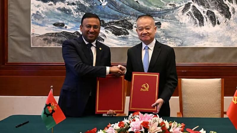 বিএনপি-চীনের কমিউনিস্ট পার্টির মধ্যে সমঝোতা স্মারক স্বাক্ষর