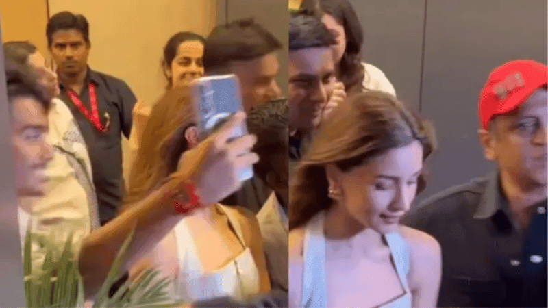 সেলফি তুলতে গিয়ে ধাক্কা খেলেন ভক্ত, ফিরেও তাকালেন না আলিয়া
