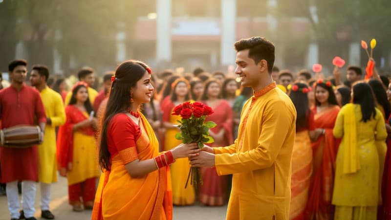 রোজ ডে: ভালোবাসা ও সাহসিকতার প্রতীক