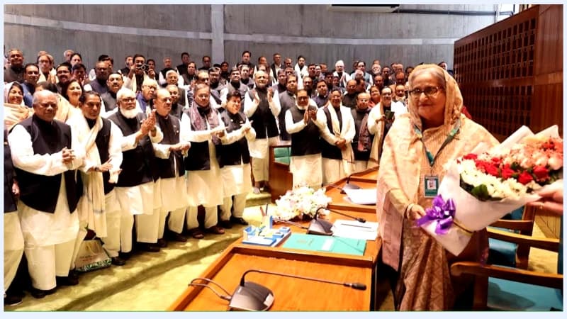 আবারও সংসদ নেতা শেখ হাসিনা