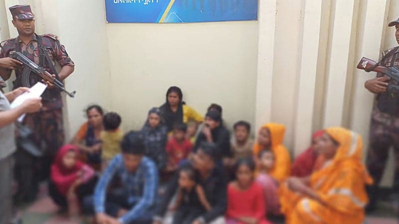 পঞ্চগড় সীমান্তে ২১ জনকে পুশইন করল ভারত