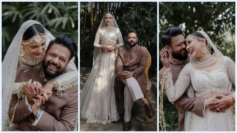 অবশেষে বিয়ের ছবি প্রকাশ করলেন মেহজাবিন