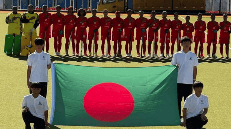 চীনকে ৬-০ গোলে হারিয়ে অপরাজিত চ্যাম্পিয়ন বাংলাদেশ