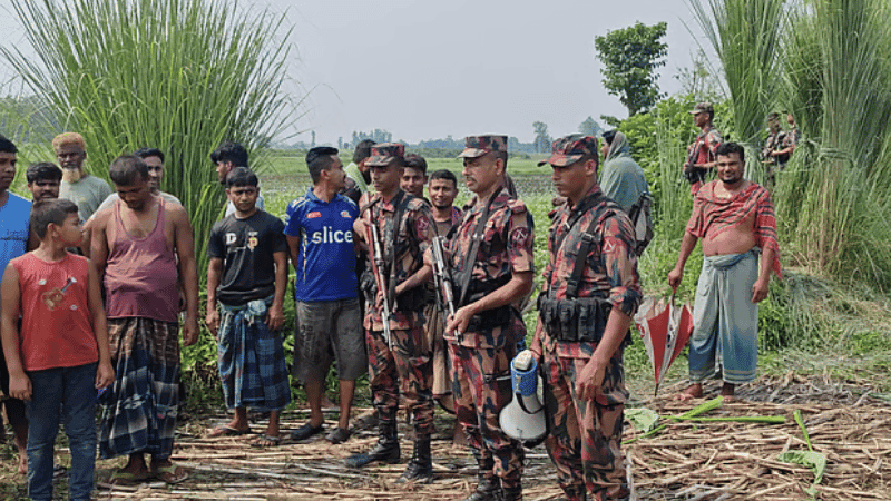 হাটখোলা সীমান্তে বৃদ্ধকে পুশ ইনের চেষ্টা বিএসএফের, বিজিবির পুশব্যাক