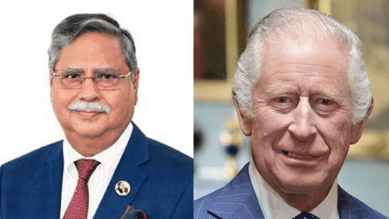 স্বাধীনতা দিবসে রাষ্ট্রপতিকে ব্রিটেনের রাজা তৃতীয় চার্লসের অভিনন্দন