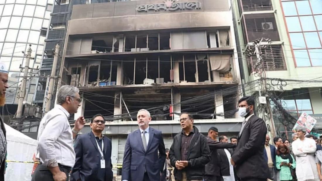 প্রথম আলো–ডেইলি স্টারে হামলা গণমাধ্যমের স্বাধীনতার ওপর সরাসরি আঘাত: ইইউ রাষ্ট্রদূত