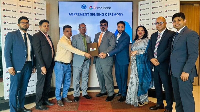 প্রাইম ব্যাংক পিএলসি’র সাথে পেরোল ব্যাংকিং চুক্তি করলো বিএইচএল গ্রুপ