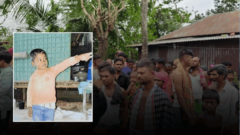 সিরাজগঞ্জে পাঁচ বছরের শিশুকে কুপিয়ে হত্যার অভিযোগ