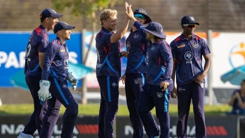 দক্ষিণ আফ্রিকাকে আবারও হারিয়ে চমক দেখাল নামিবিয়া