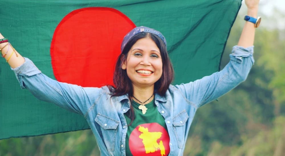 ১৮৫ দেশে বাংলাদেশের পতাকা, বিশ্বভ্রমণে নতুন ইতিহাস নাজমুন নাহারের