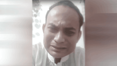নতুন কমিটিতে পদ না পেয়ে ফেসবুক লাইভে কাঁদলেন ছাত্রদল নেতা