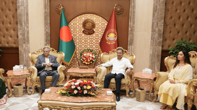 স্বাধীনতা দিবসে রাষ্ট্রপতির সঙ্গে প্রধানমন্ত্রীর সৌজন্য সাক্ষাৎ