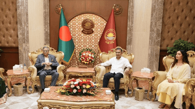 স্বাধীনতা দিবসে রাষ্ট্রপতির সঙ্গে প্রধানমন্ত্রীর সৌজন্য সাক্ষাৎ