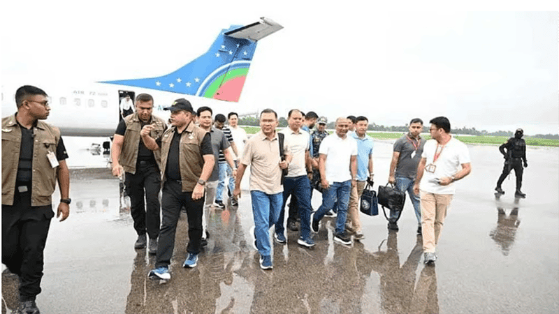 সিলেটে পৌঁছে মৌলভীবাজারের পথে প্রধানমন্ত্রী