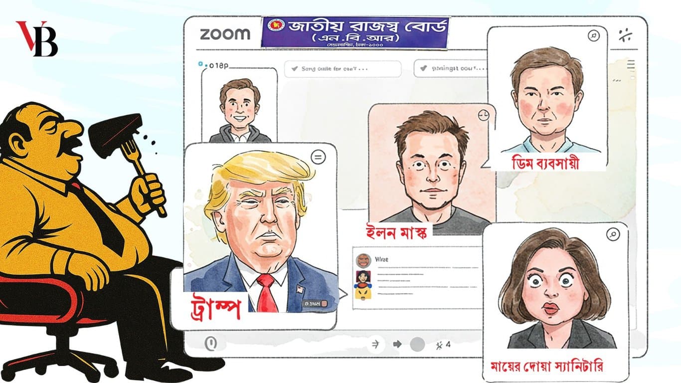 এনবিআরের অনলাইন সভায় হাস্যকর কাণ্ড কেন?