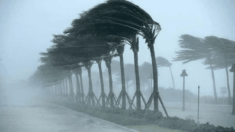 ৫ জেলায় ৬০ কিমি বেগে ঝড় ও বজ্রবৃষ্টির আভাস
