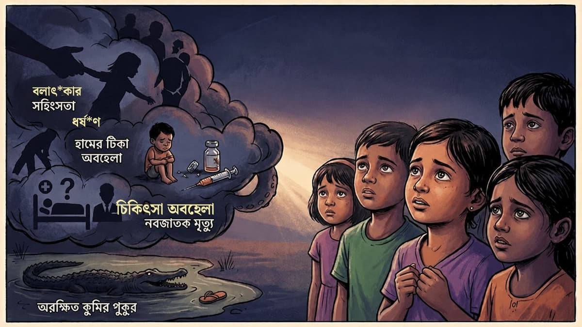প্লিজ, আমাদের শিশুদের বাঁচান