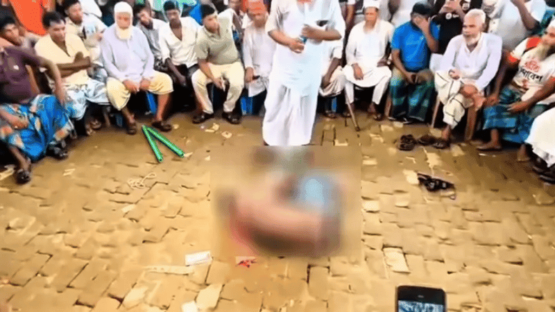 মাদক ব্যবসায় জড়িত থাকার অভিযোগে সালিশ বৈঠকে ‘মধ্যযুগীয় কায়দায়’ নির্যাতন