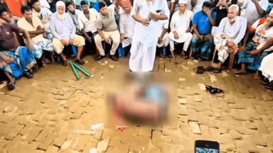 মাদক ব্যবসায় জড়িত থাকার অভিযোগে সালিশ বৈঠকে ‘মধ্যযুগীয় কায়দায়’ নির্যাতন