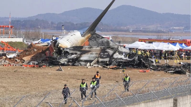 দক্ষিণ কোরিয়ায় বিমান দুর্ঘটনায় মৃতের সংখ্যা বেড়ে  ১২৭